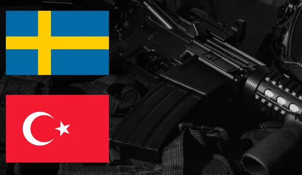Швеция отменила эмбарго на экспорт вооружений в Турцию