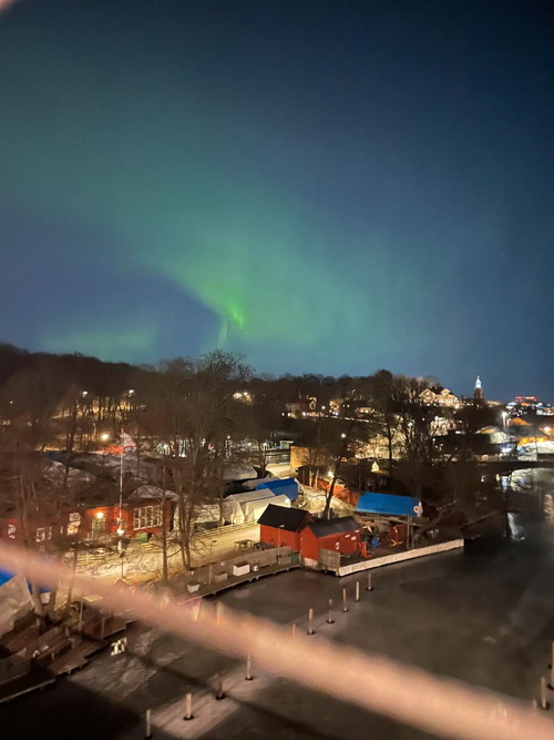 Необычное небесное явление заметили над Стокгольмом
