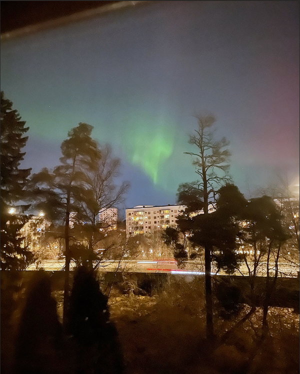 Необычное небесное явление заметили над Стокгольмом