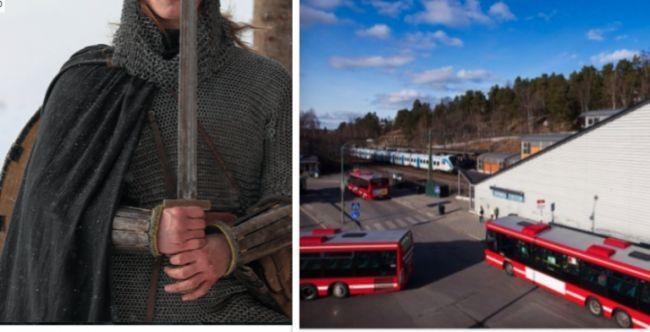 Мужчина с мечём напугал жителей Spånga