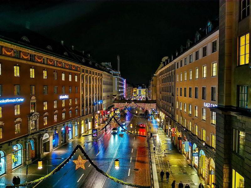 Новогодний Стокгольм в фотографиях
