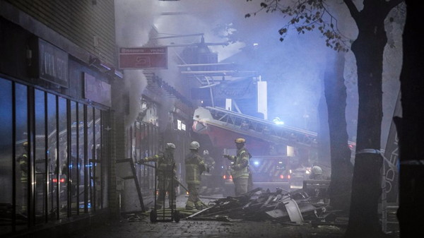 В Швеции мощный взрыв потряс многоквартирный дом