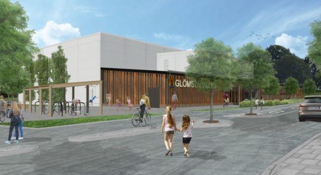 Строительство спортзала в Glömsta закончится в 2019-ом году