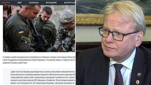 Министр обороны Швеции жалуется на русскую пропаганду