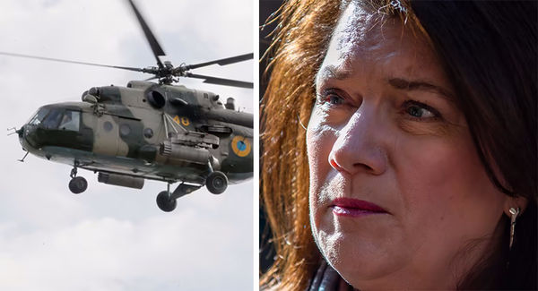 Глава МИД Швеции пожаловалась на украинских вертолётчиков