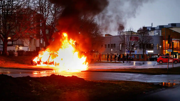 В шведских городах произошли жестокие акции протеста