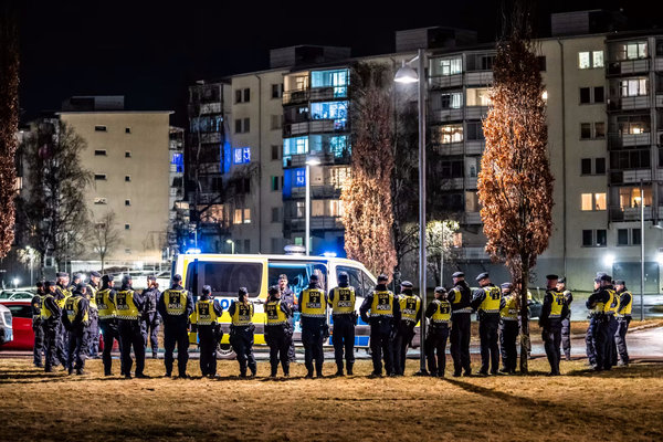 В шведских городах произошли жестокие акции протеста