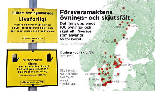 Шведов предупредили о риске быть застреленными военными