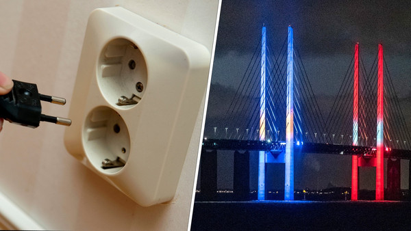 Освещение Эресуннского моста отключат из-за энергетического кризиса