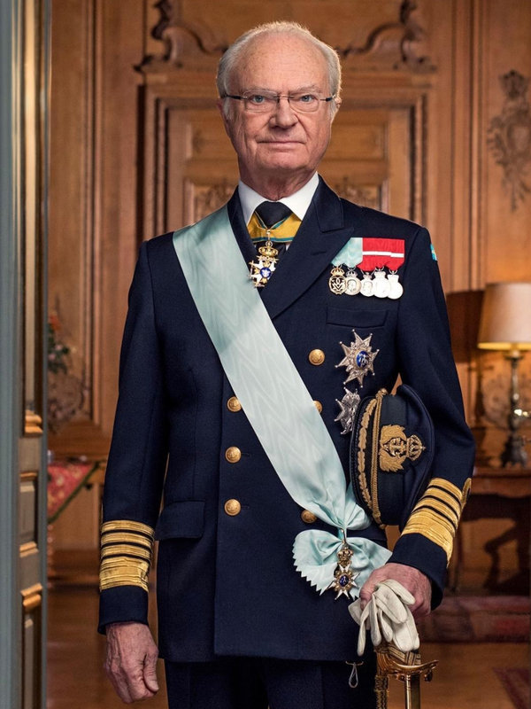 Король Швеции Карл XVI Густав отмечает 77-летие
