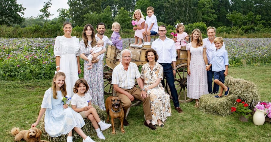 Шведская королевская семья воссоединилась после долгой разлуки