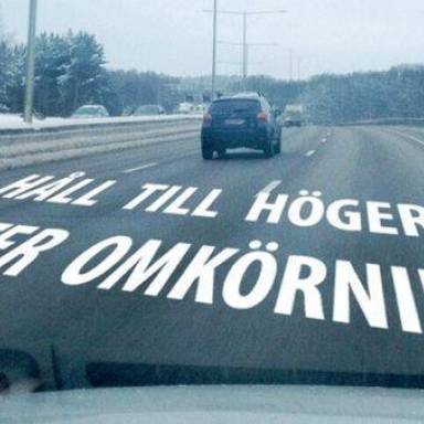 10 правил которые шведские водители не любят соблюдать