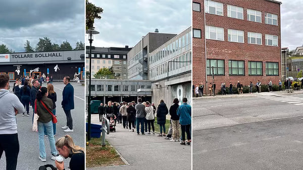Большие очереди на шведских избирательных участках могут задержать подсчёт голосов