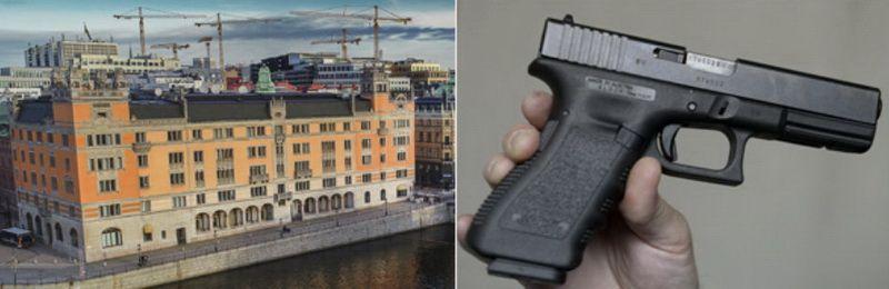 Из шведской правительственной канцелярии украли оружие