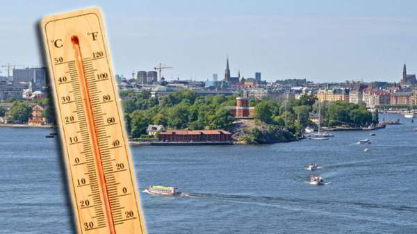 Июнь в Стокгольме оказался самым жарким за всю историю метеонаблюдений